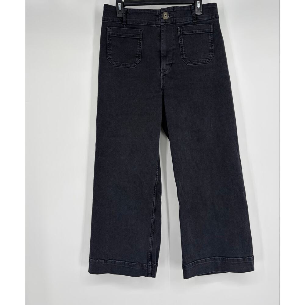 Anthropologie Pilcro The Skipper Cropped High Rise Wide Leg Jeans - Picture 4 of 11
